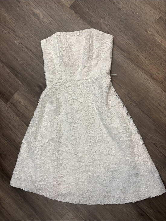 Lilly Pulitzer Dresses & Skirts - Lilly Pulitzer Sienna Convertable Strapless White Floral Lace Dress